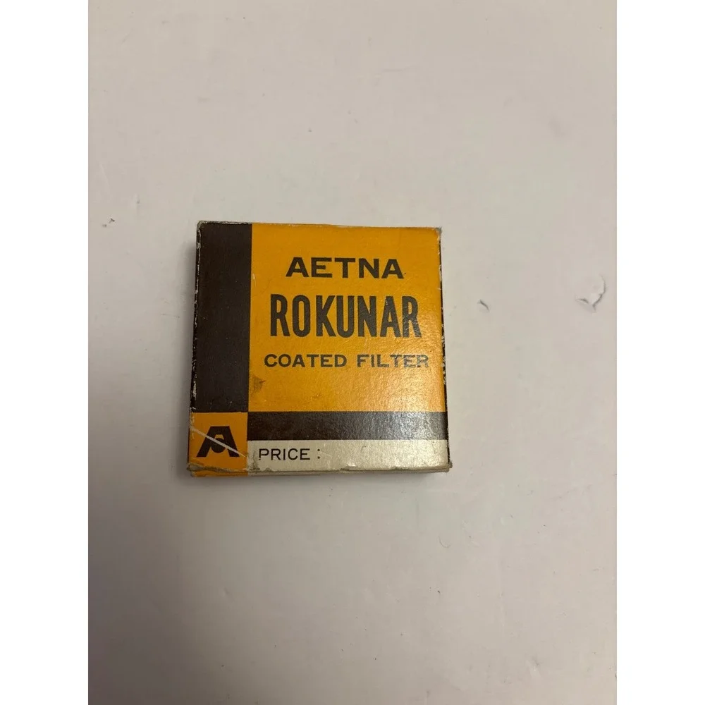 AETNA ROKUNAR COATED FILTER TYPE D 520s 80B CAMERA LENS FILTER